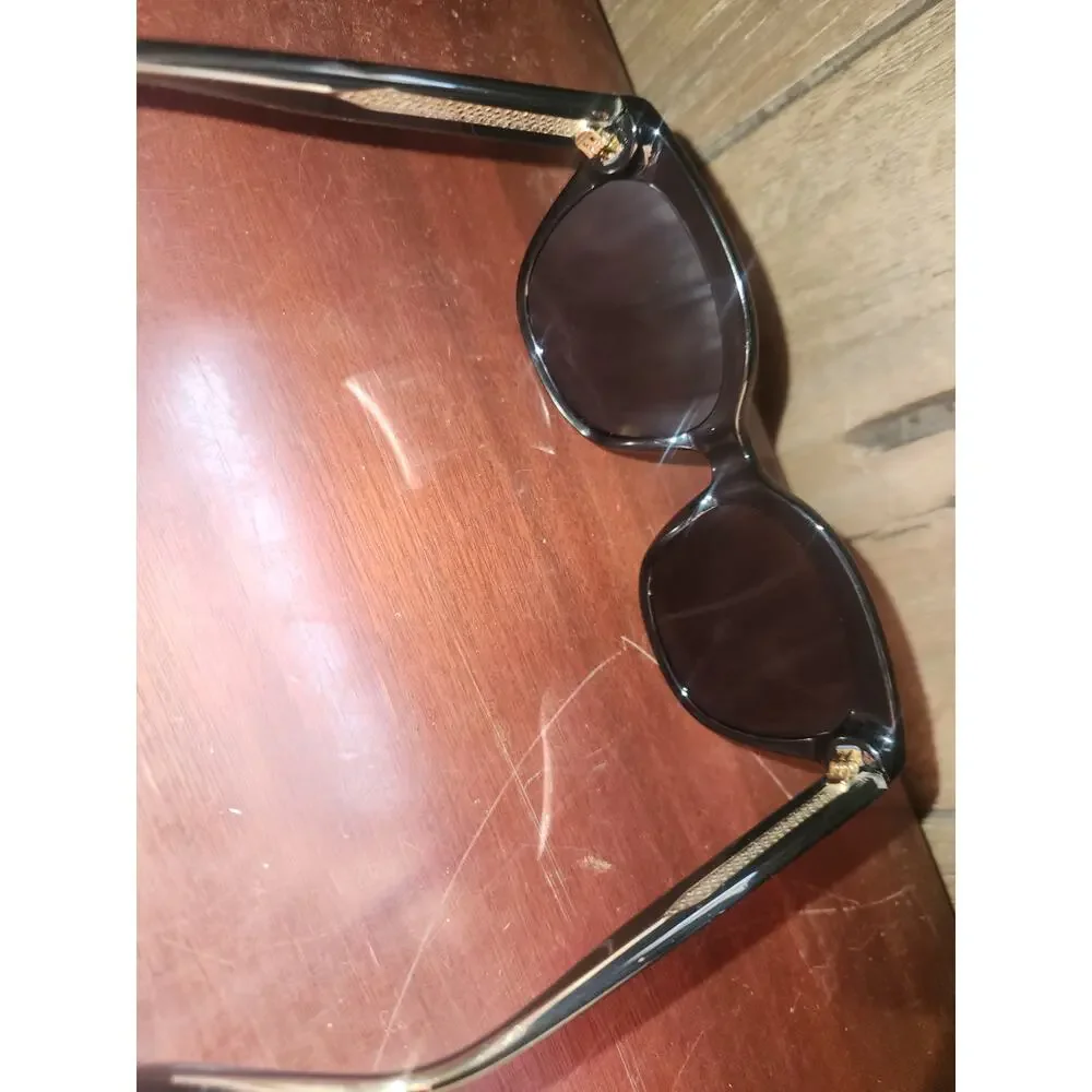 Patricia Nash Audrey Sunglasses Black & Grey Crystal Cat Eye NWT New in Box